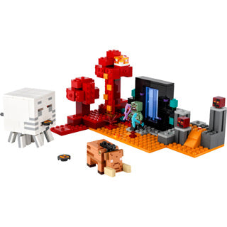 LEGO LEGO Minecraft 21255 ambush at the Nether portal