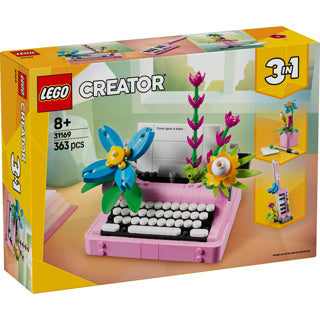 Lego Creator 31169 Typemachine with flowers