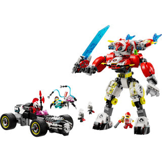 Lego Dreamzzz 71497 Coopers Tigermecha and Zero's Hot Rod Auto