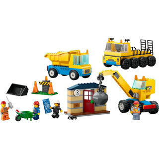Lego 60391 Stad Keipwagen, Bouwtruck an der Demolagne Crane