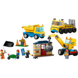 Lego 60391 Stad Keipwagen, Bouwtruck an der Demolagne Crane