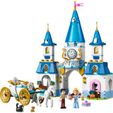 LEGO Disney Princess 43275 Castle de Cenicienta y entrenador de caballos