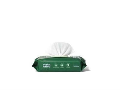 Jordrangert hundeservietter Lavendel Compostable