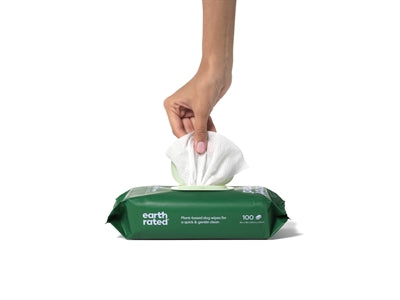 Jordrangert hundeservietter Lavendel Compostable