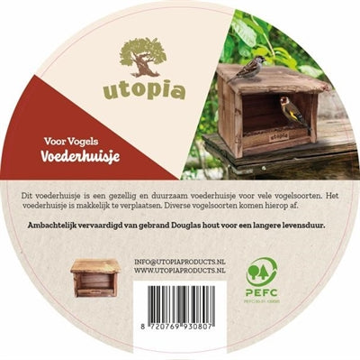 Utopia Vogel Feeding house Burned Douglas Wood