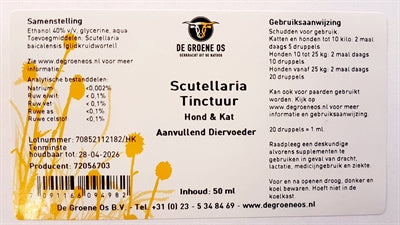 Green OS Scutellaria Tincture Cat