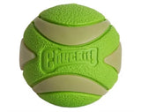 Chuckit max glow ultra squeekerbal vert
