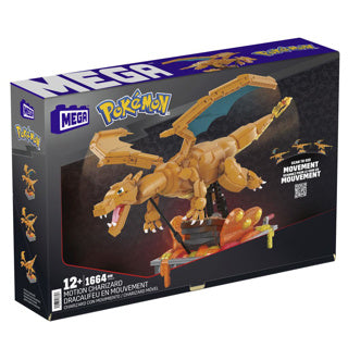 Mattel mega construx pokémon motion charizard