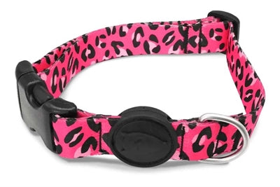 Morso collar dog recycled bubble leo pink