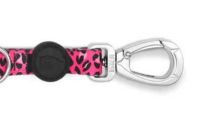 Morso dog leash adjustable recycled bubble leo pink