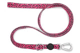 Morso dog leash adjustable recycled bubble leo pink