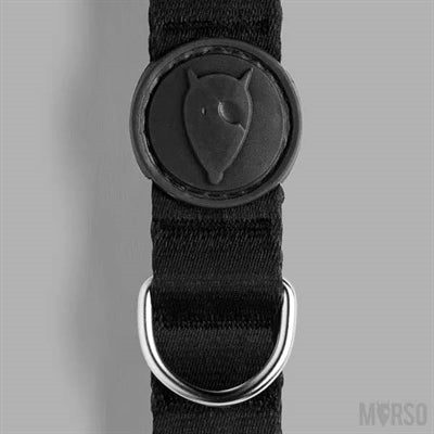MORSO Collar Dog recyclé Pureness noir