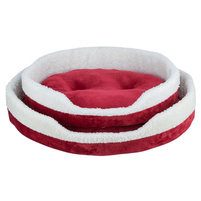 Trixie Xmas Cat basket Nevio around Red White