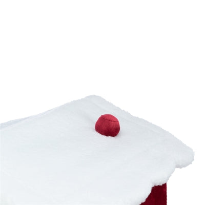 Trixie xmas cat basket house red white