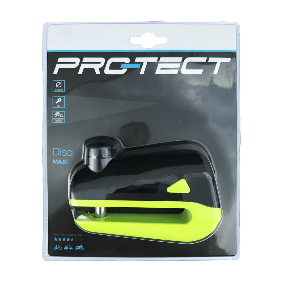 Pro-Tect Disc brake lock 10mm (with bag and reminder cable)