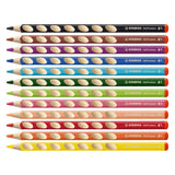Stabilo Einfachkooloren faarweg Bläistëfter - 12 PC. + Bleistift