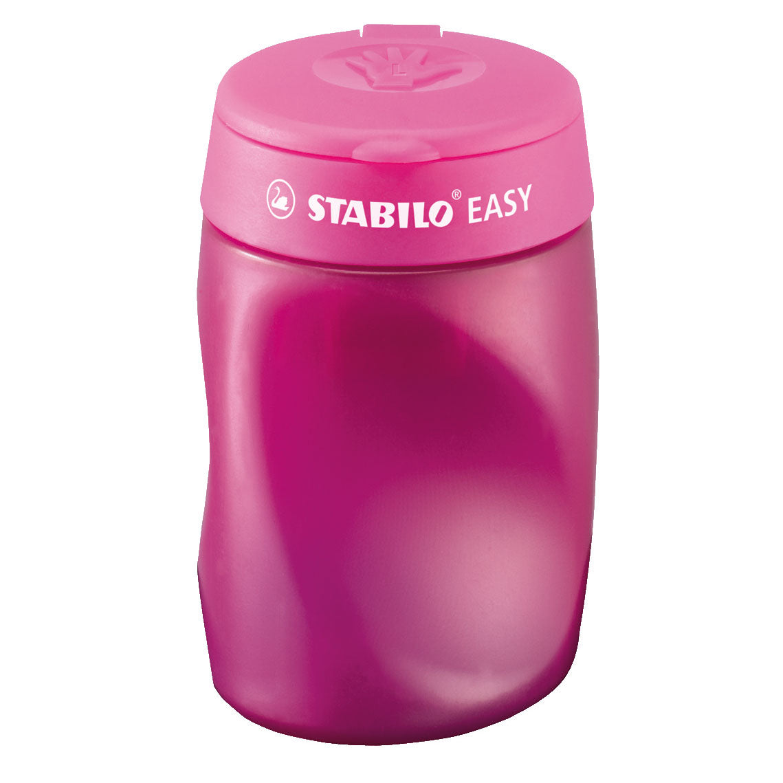 Stabilo Eashysharpeer - 3 an 1 Bleistifthäsch - lénks - rosa