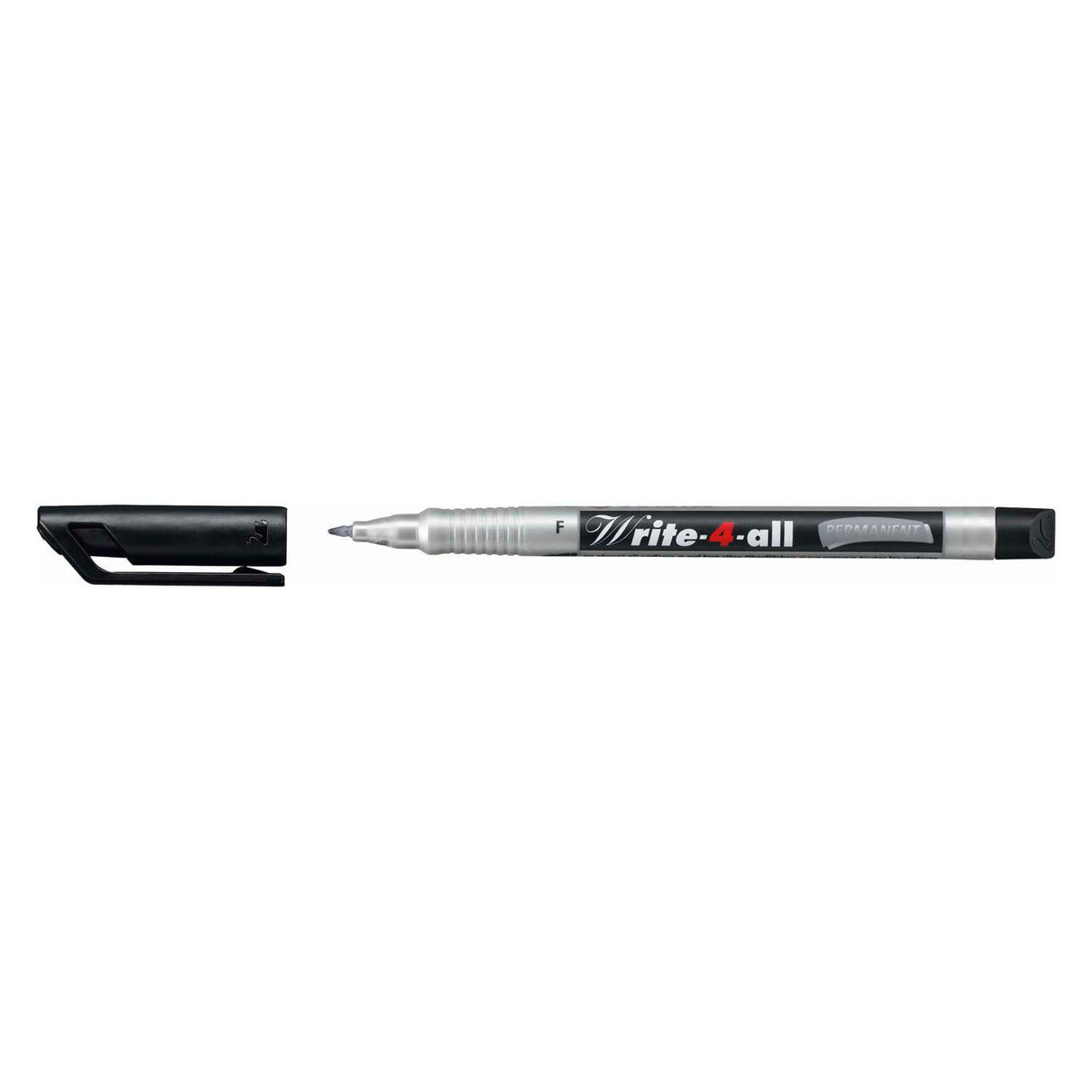 Stabilo Write -4 -All - Permanent Marker - Fine - Black