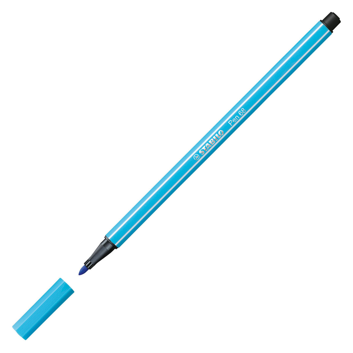 Stabilo Pen 68 - gefillt -Tip Pen - Azure blo (687)
