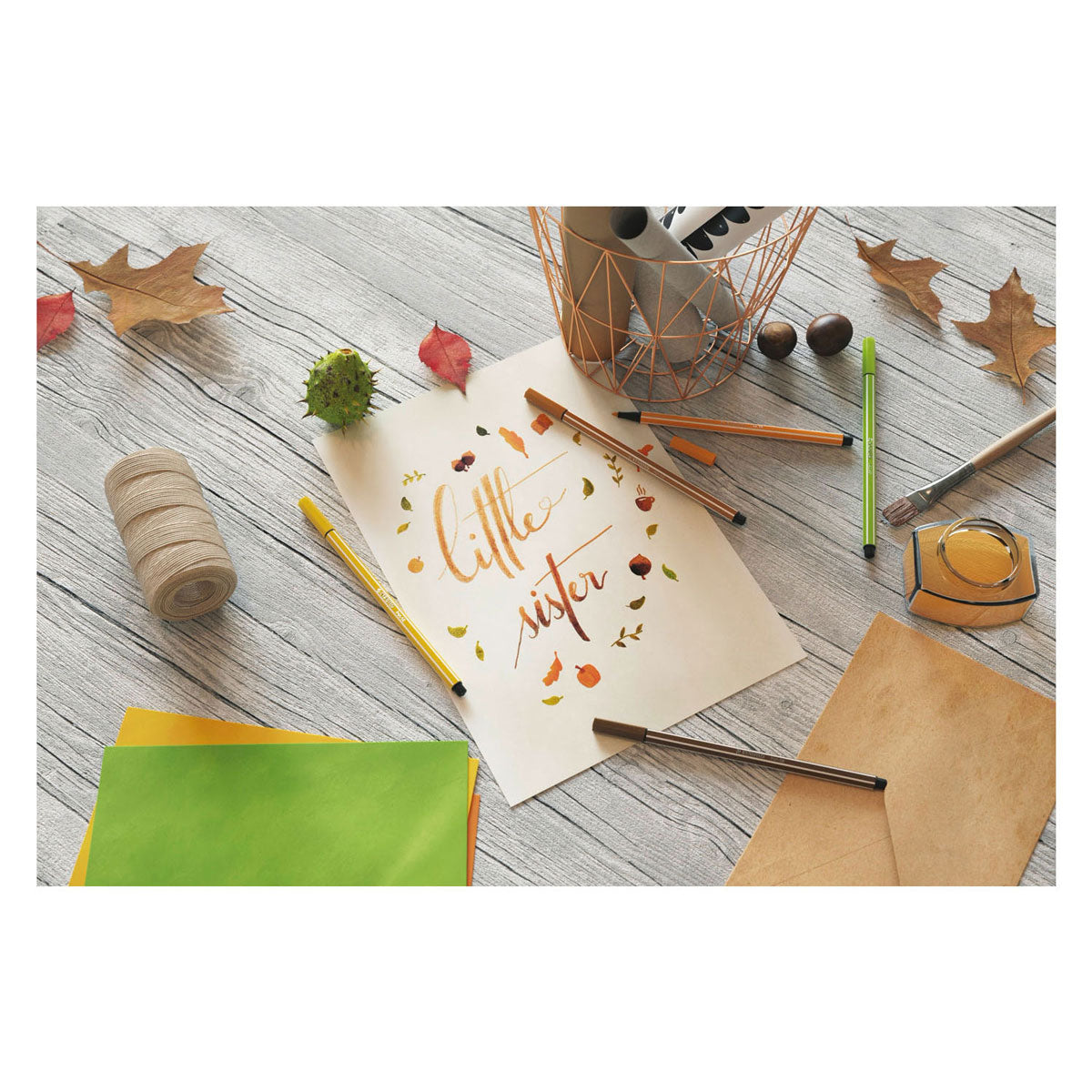 Stabilo Pen 68 - gefillt -Tip Pen - Azure blo (687)