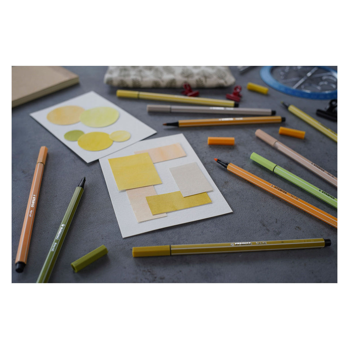 Stabilo Pen 68 - Felt -Tip Pen - jaune clair (68 23)