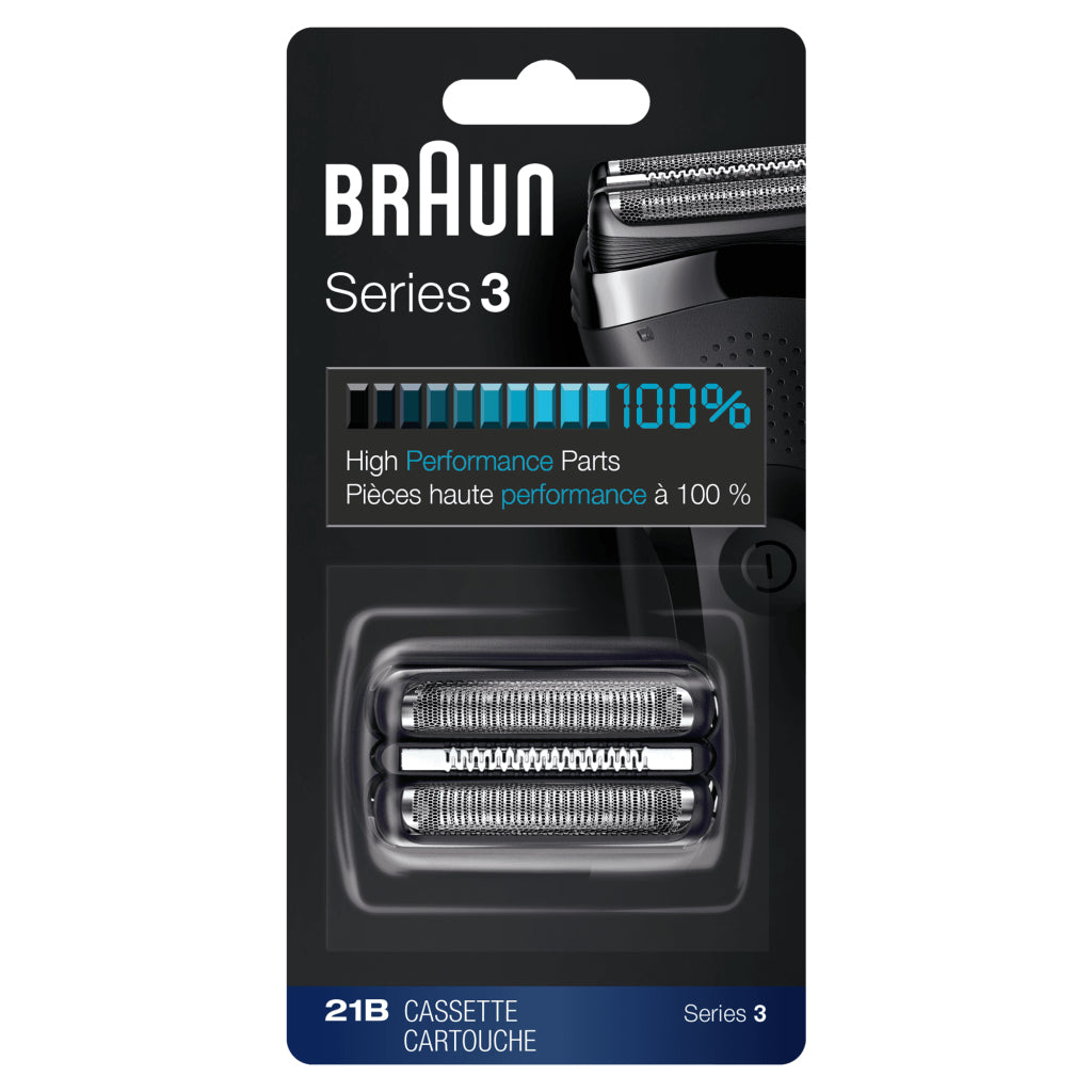 Braun KP21B Series 3 Testa a rasatura nera