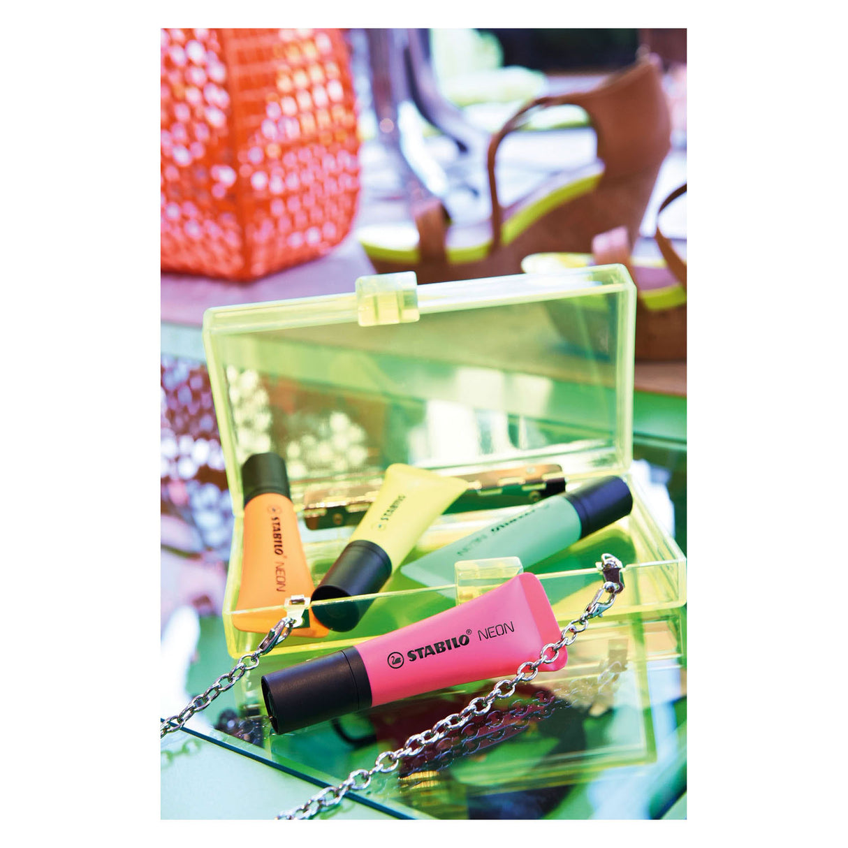 Stembo Neon Textmarker Marker, 4st.