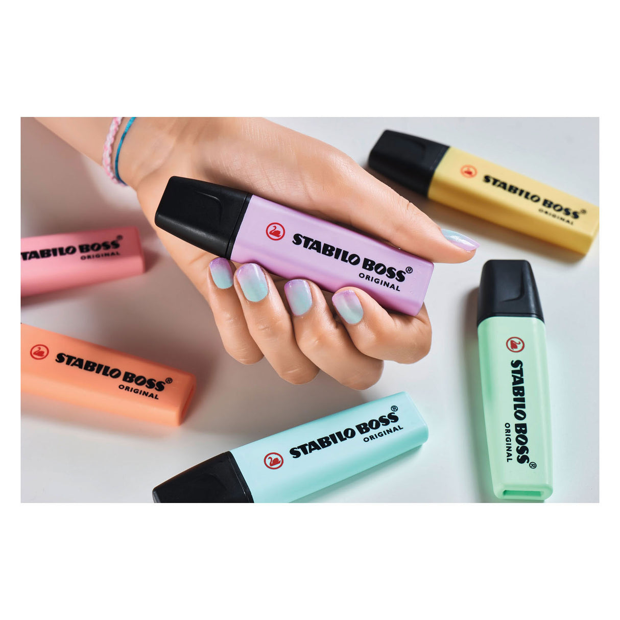Originalni pastelni markerji Stabililo Boss, 4st.
