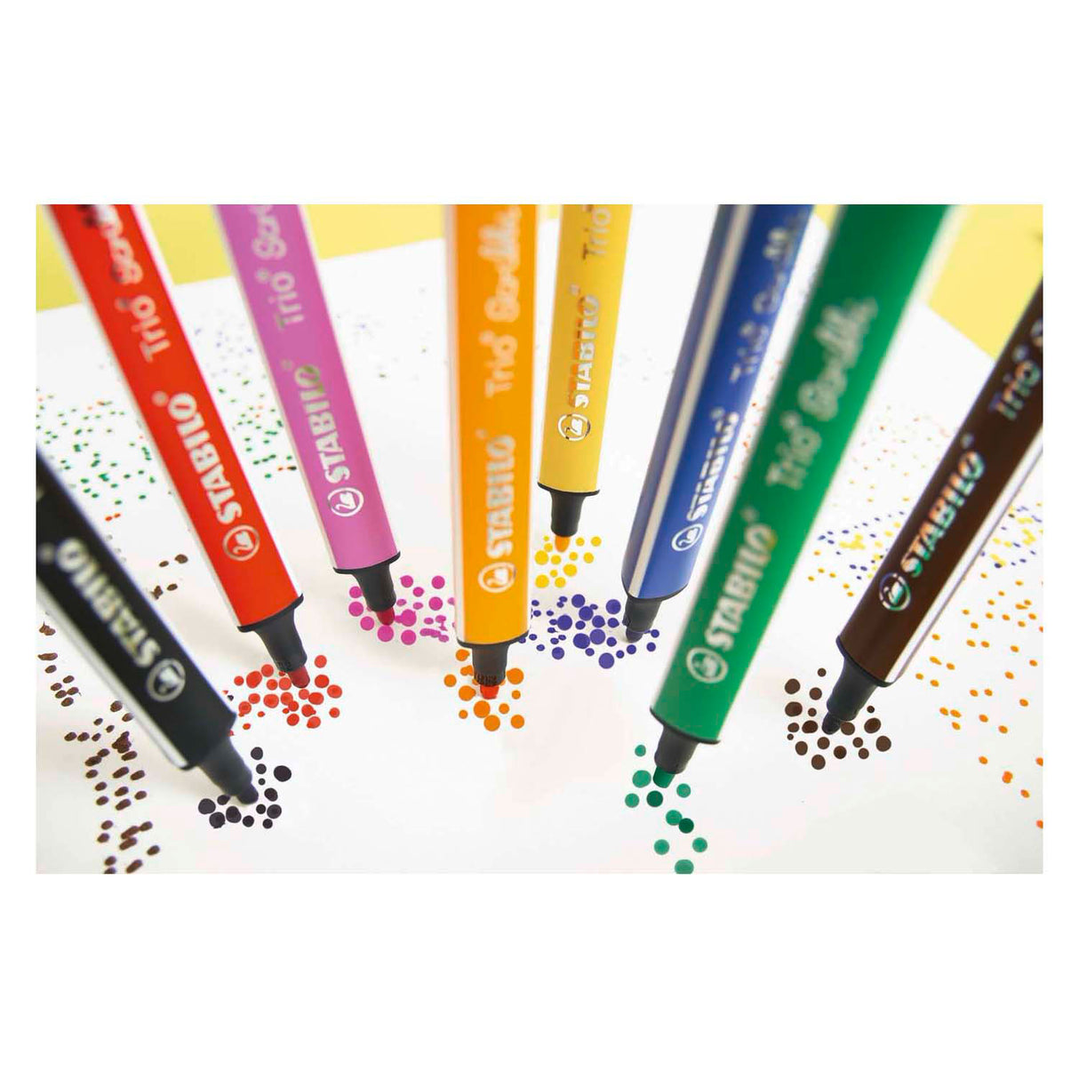 Stabilo trio Scribbi Felt -tip pisala, 14st.