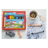 Stabilo trio Scribbi Felt -tip pisala, 14st.