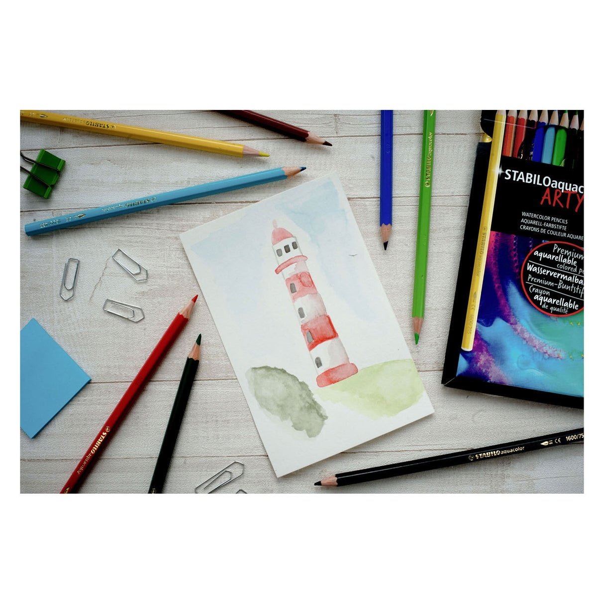 Stabilo Aquacolor faarwege Bleistifte arty Penny, 36st.