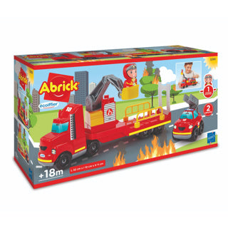 Hasičský vůz Abrick s hasičským vozem