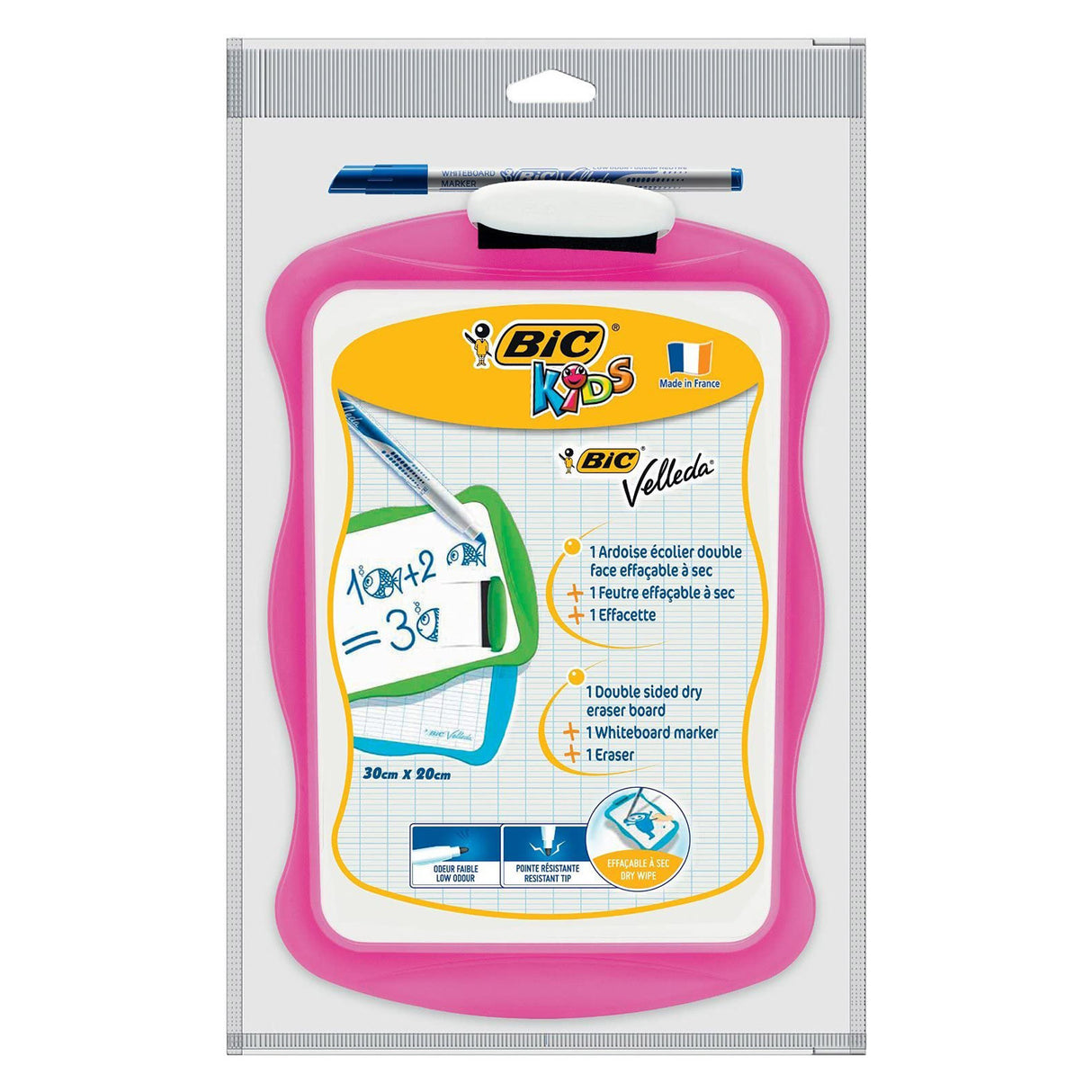 Bic Velleda Whiteboard with wiper and marker