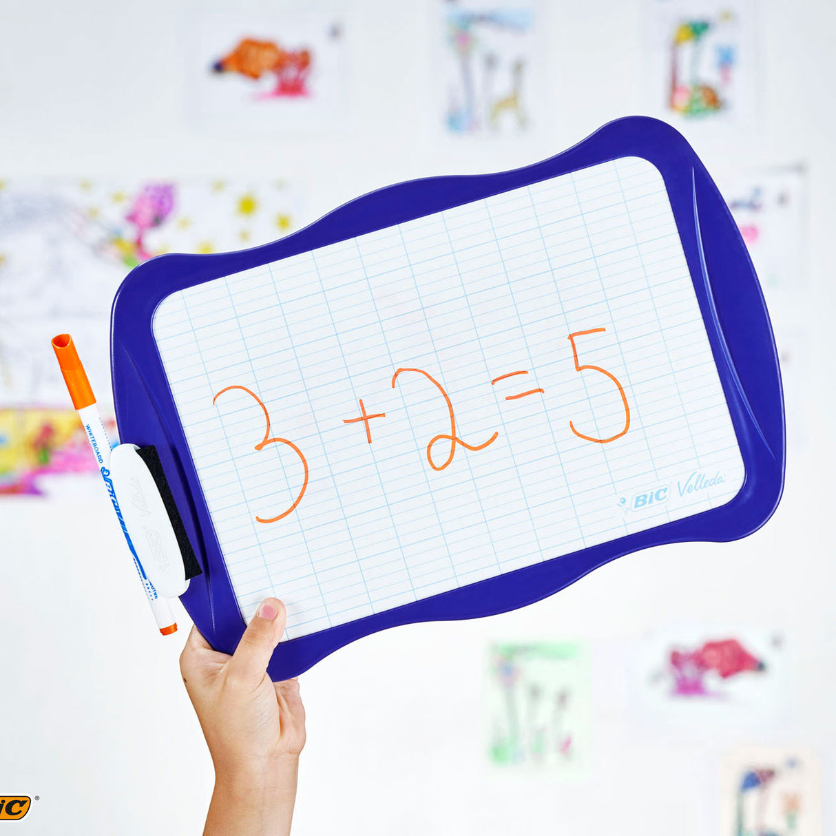 Bic Velleda Whiteboard with wiper and marker