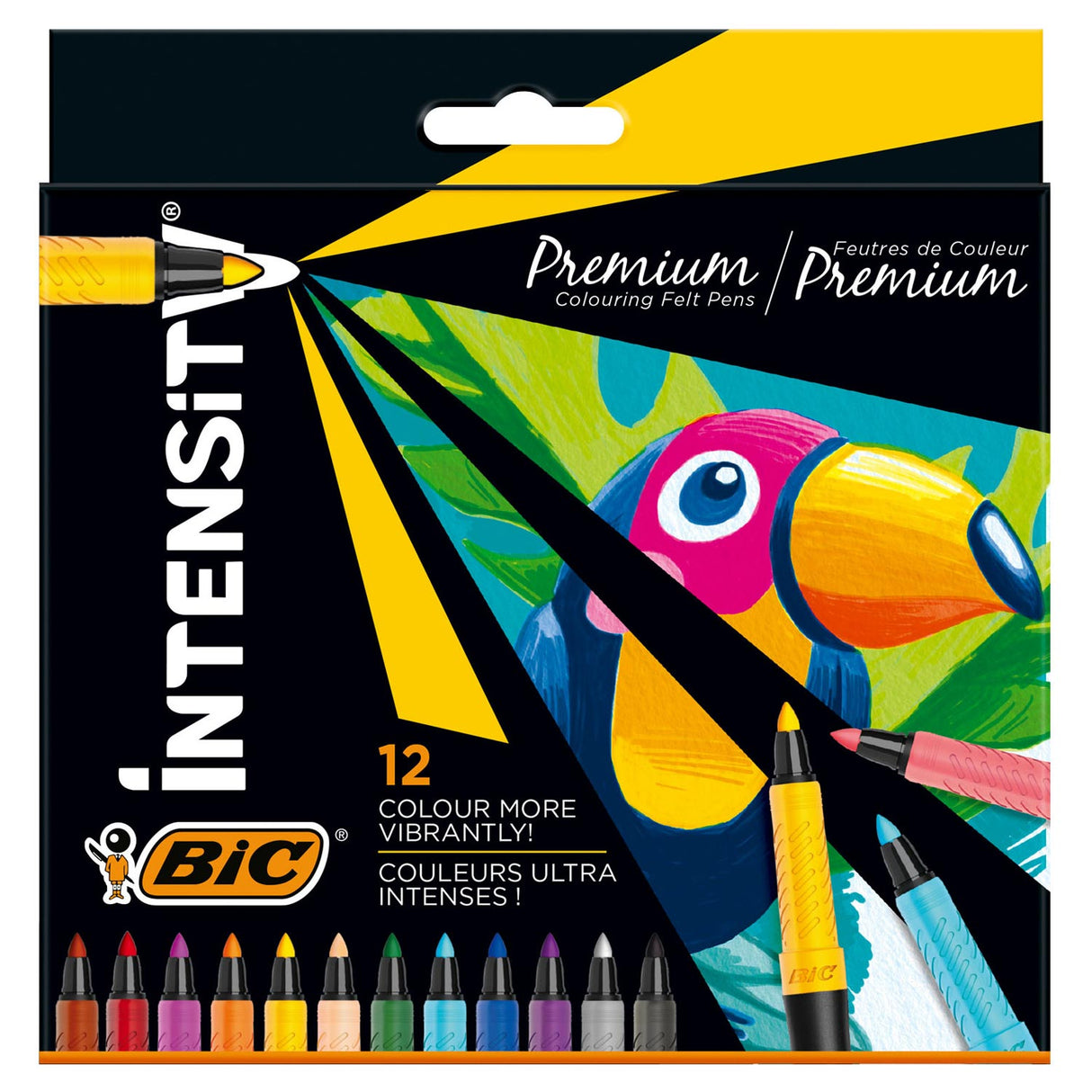 BIC Intensywność filc -pióra luksusowe, 12..