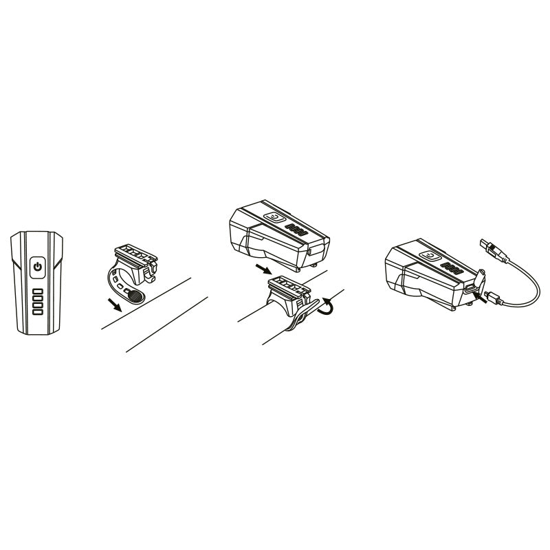 Scheinwerfer USB High Power Max 70 Lux