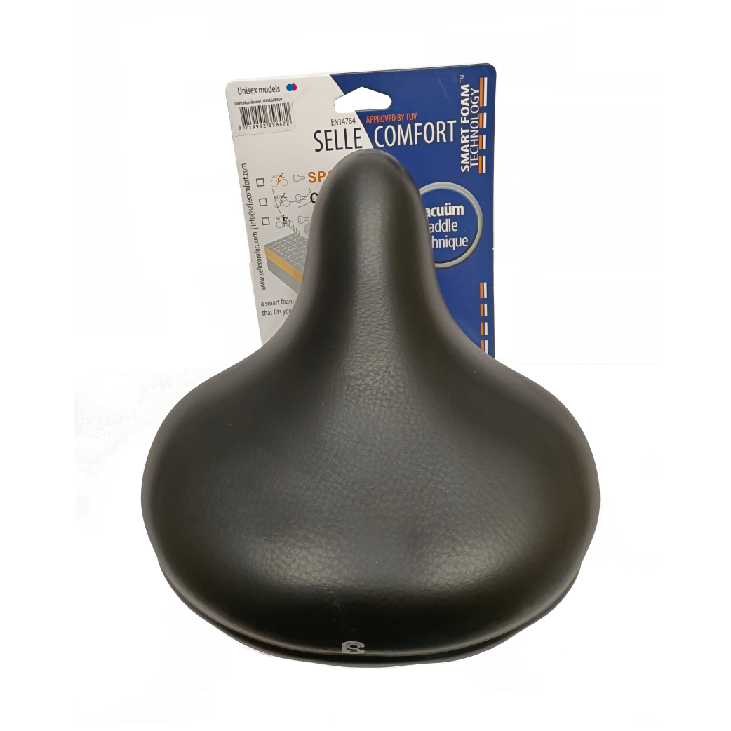 Selle Comfort Saddle Retro XL. Z technologią inteligentnej pianki, bez pętli.