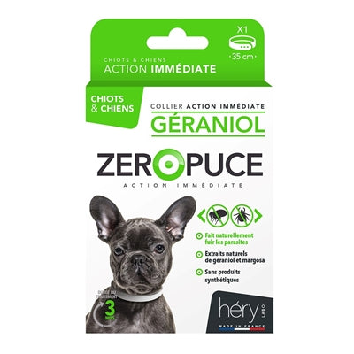 Martin Zeropuce Flea tire Dog Geraniol Without Chemicals