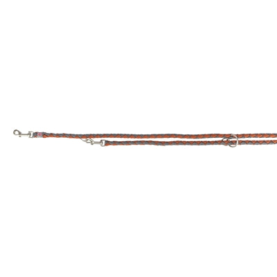 Trixie Dog Leash Cavo Rust Rust Regola regolabile Grafite Grey