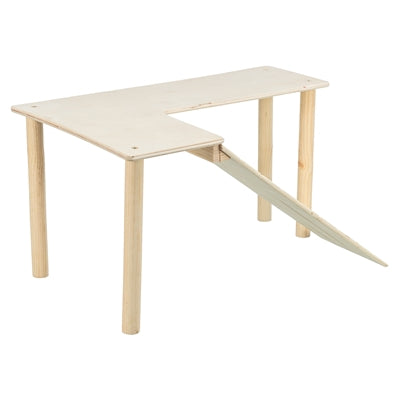Trixie platform with slope for mice hamsters untreated wood
