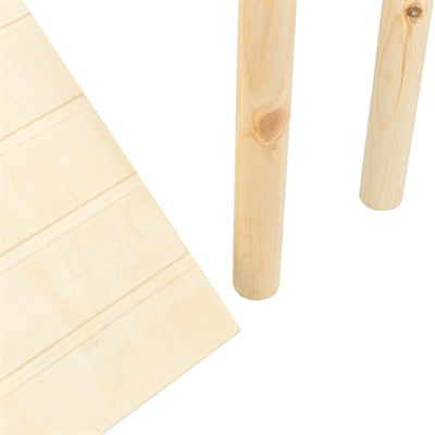 Trixie platform with slope for mice hamsters untreated wood
