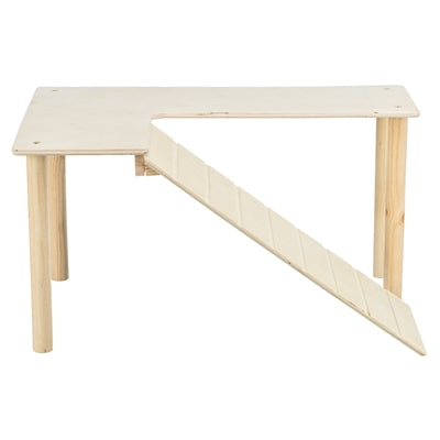 Trixie platform with slope for mice hamsters untreated wood