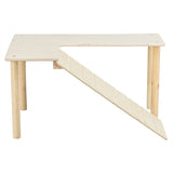 Trixie platform with slope for mice hamsters untreated wood