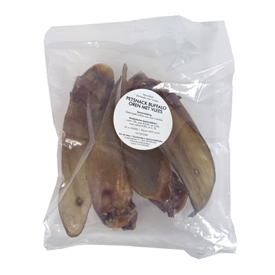 Oreilles de buffle de petsnack avec de la viande