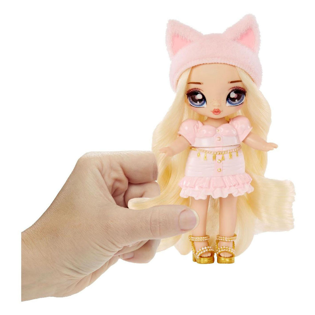 MGA Ënnerhalung nach! Nodeem! Nodeem! Iwwerraschung Play Set mat Mini Rucksak - Parian Kitten