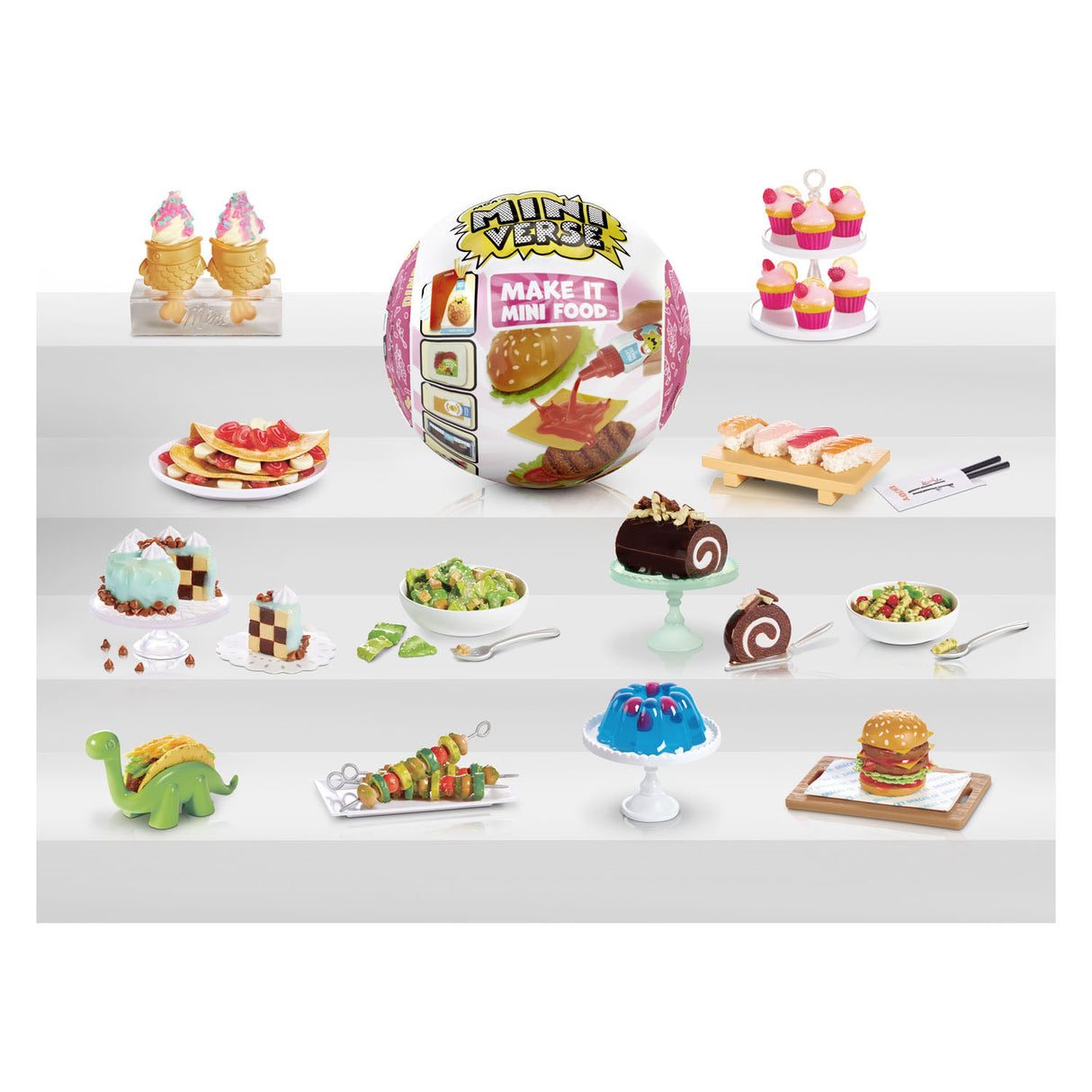 MGA Entertainment MGAS Miniverse-Make IT Mini Foods: Večeře série 3B