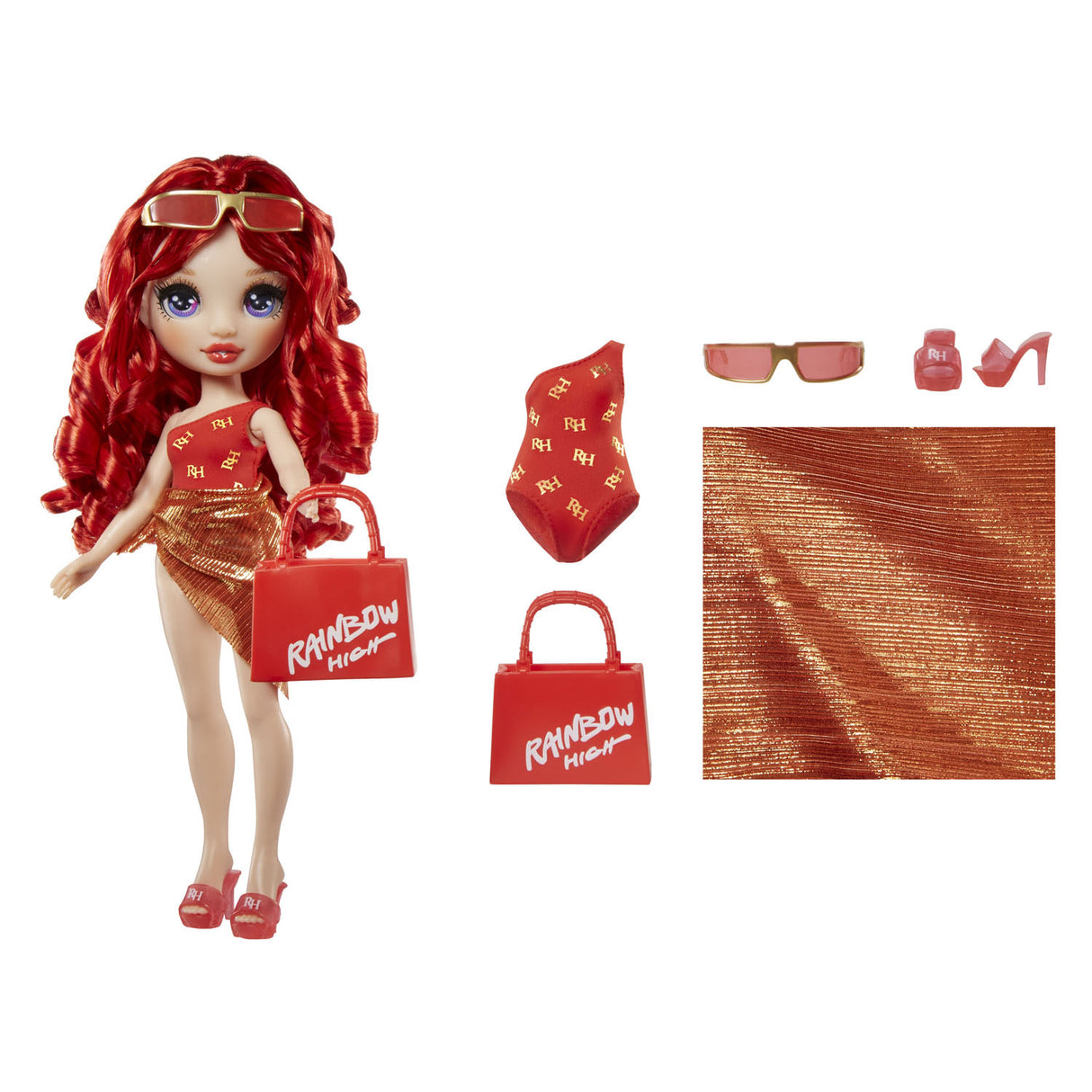 MGA Entertainment Rainbow High Swim Style Pop Ruby
