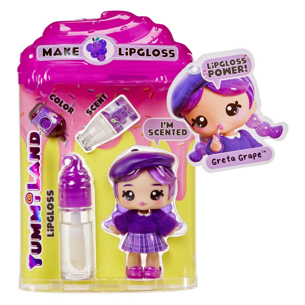 MGA Entertainment Yummiland Lipgloss Pop Greta Grape
