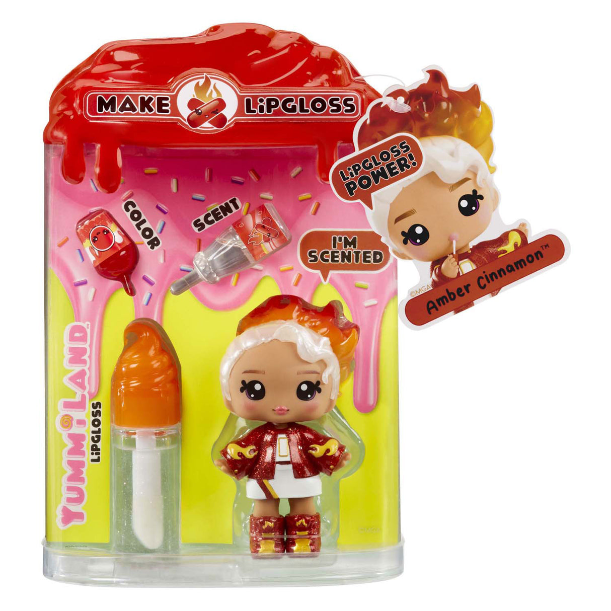 Mga entertainment yummiland pop - amber cinnamon met lipgloss set