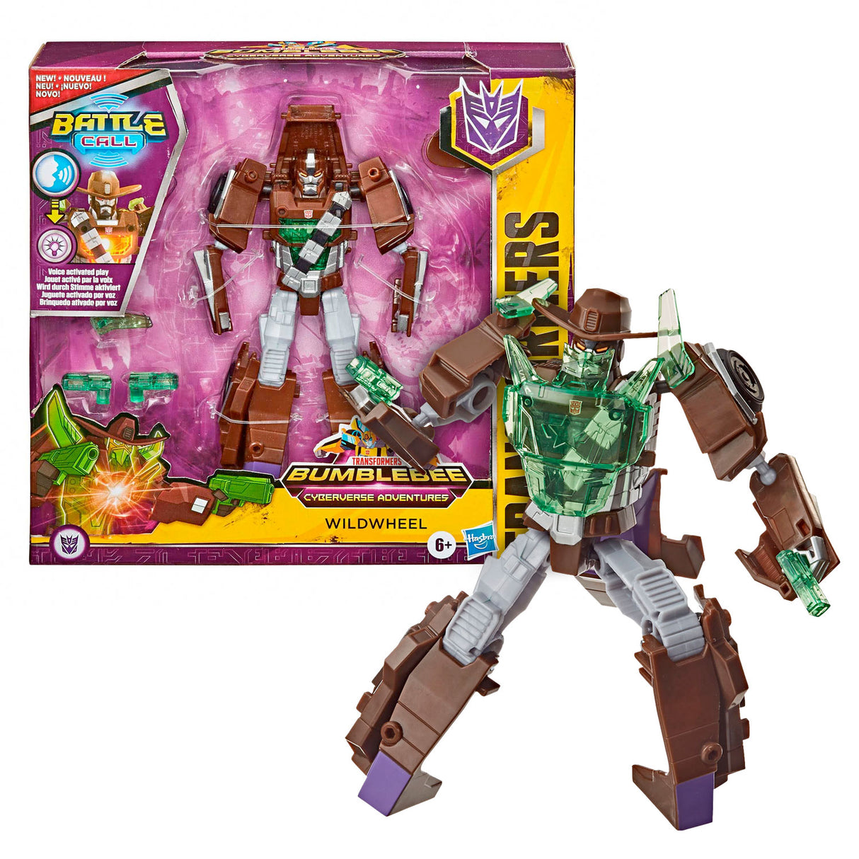 Hasbro transformators cyberverse boj kličem divjino
